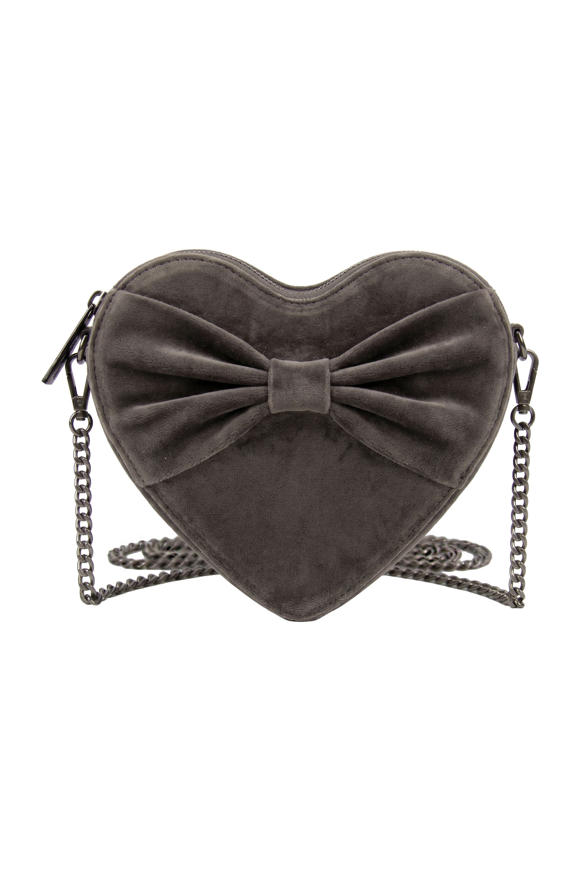 Tasche Samtherz mit Schleife #1