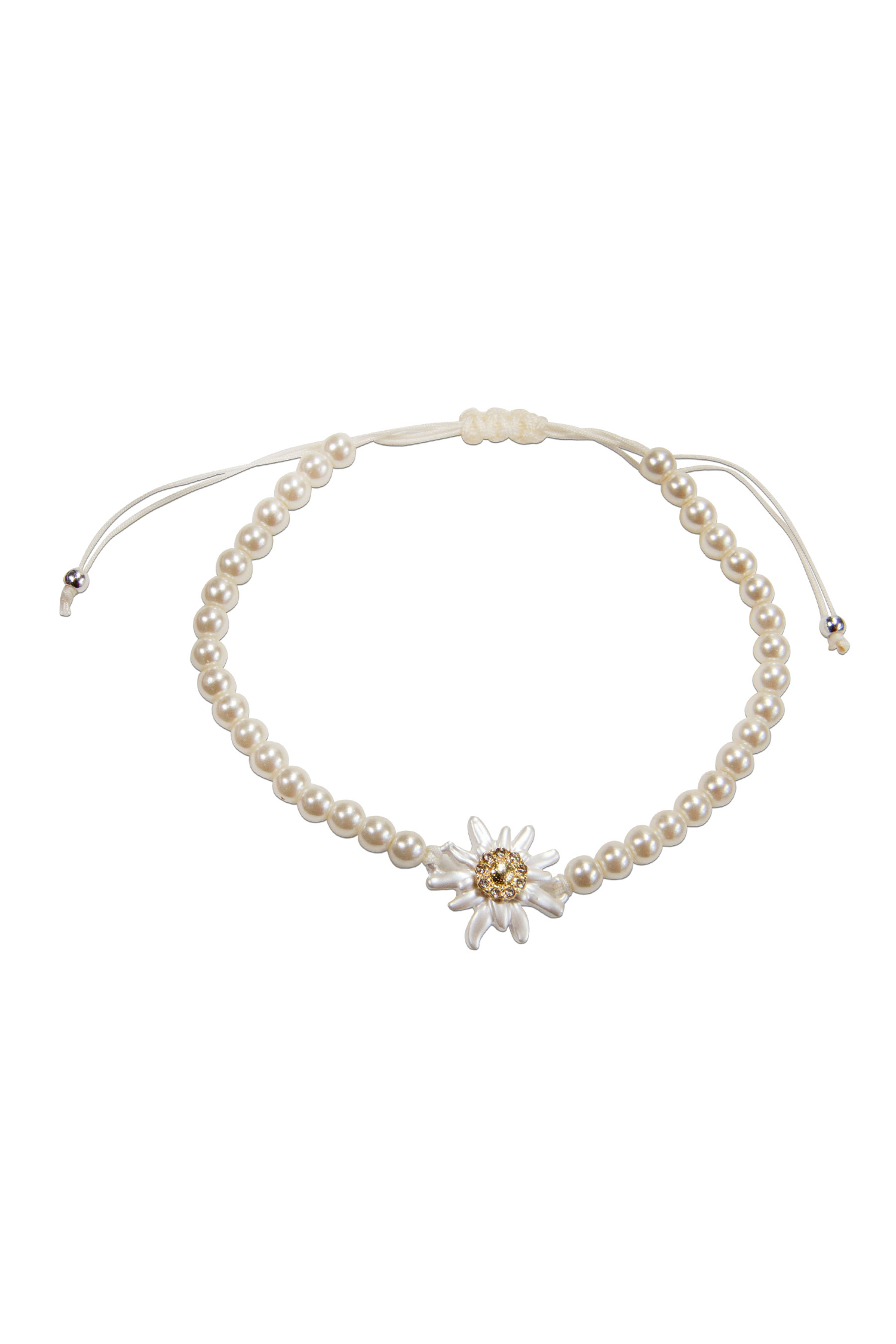 Perlen-Armband Strass Edelweiss #1