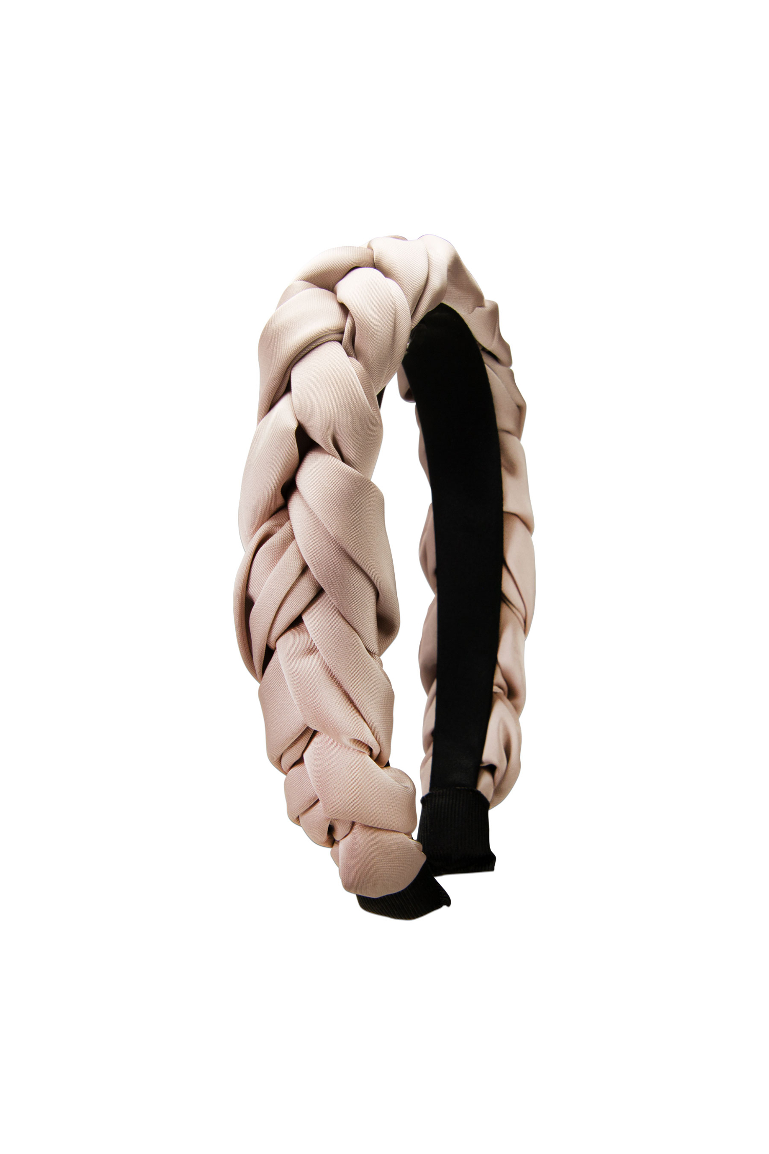 Satin-Haarreif mit Flechtoptik #1