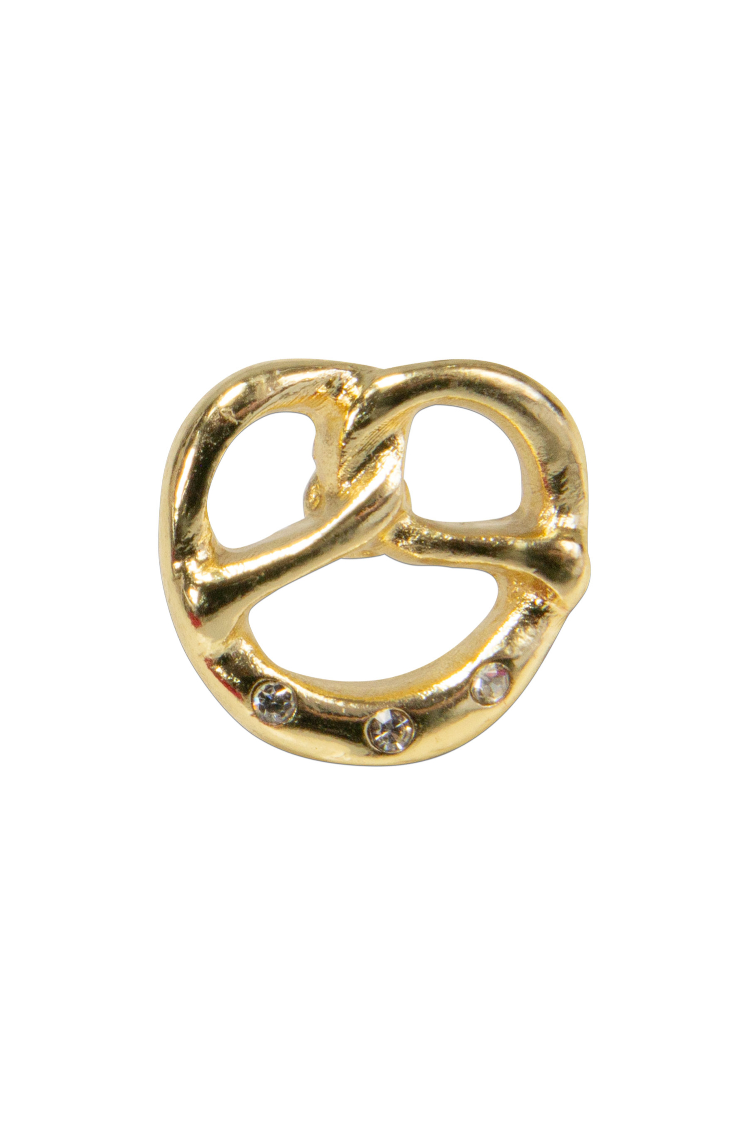 Pin Breze Strass-Gold #1
