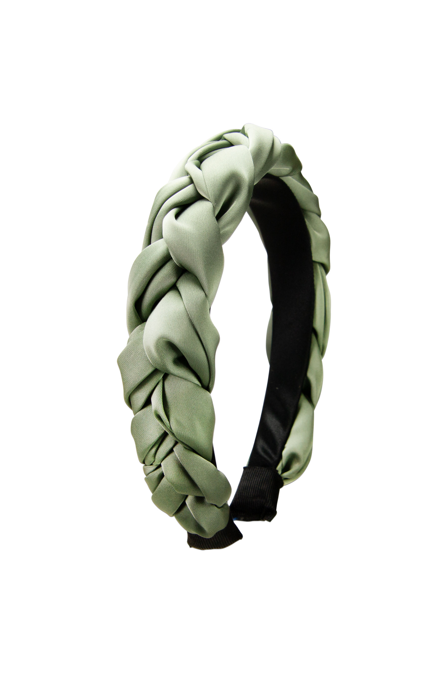 Satin-Haarreif mit Flechtoptik #1
