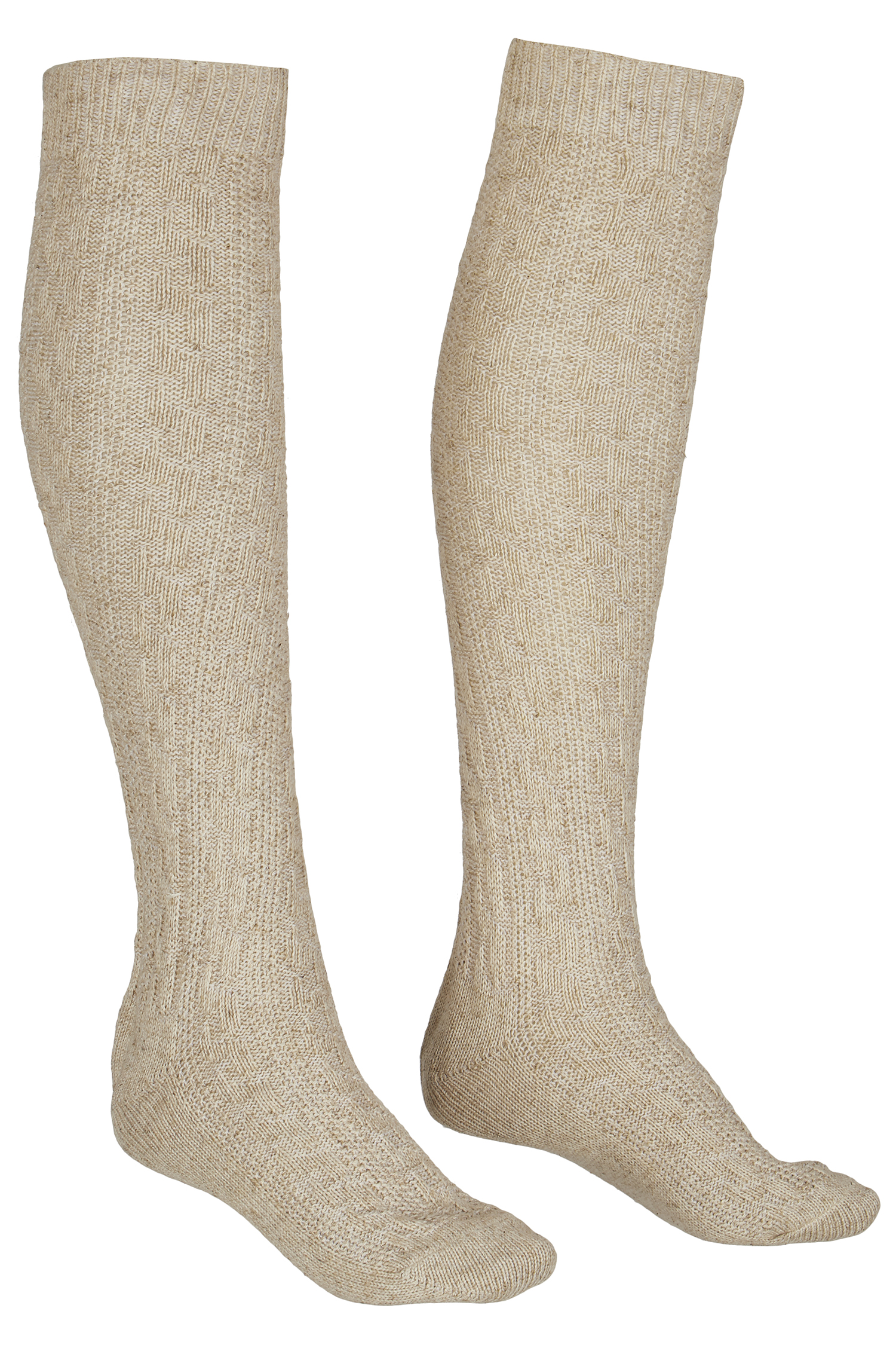 Trachtenstrumpf beige-meliert #1