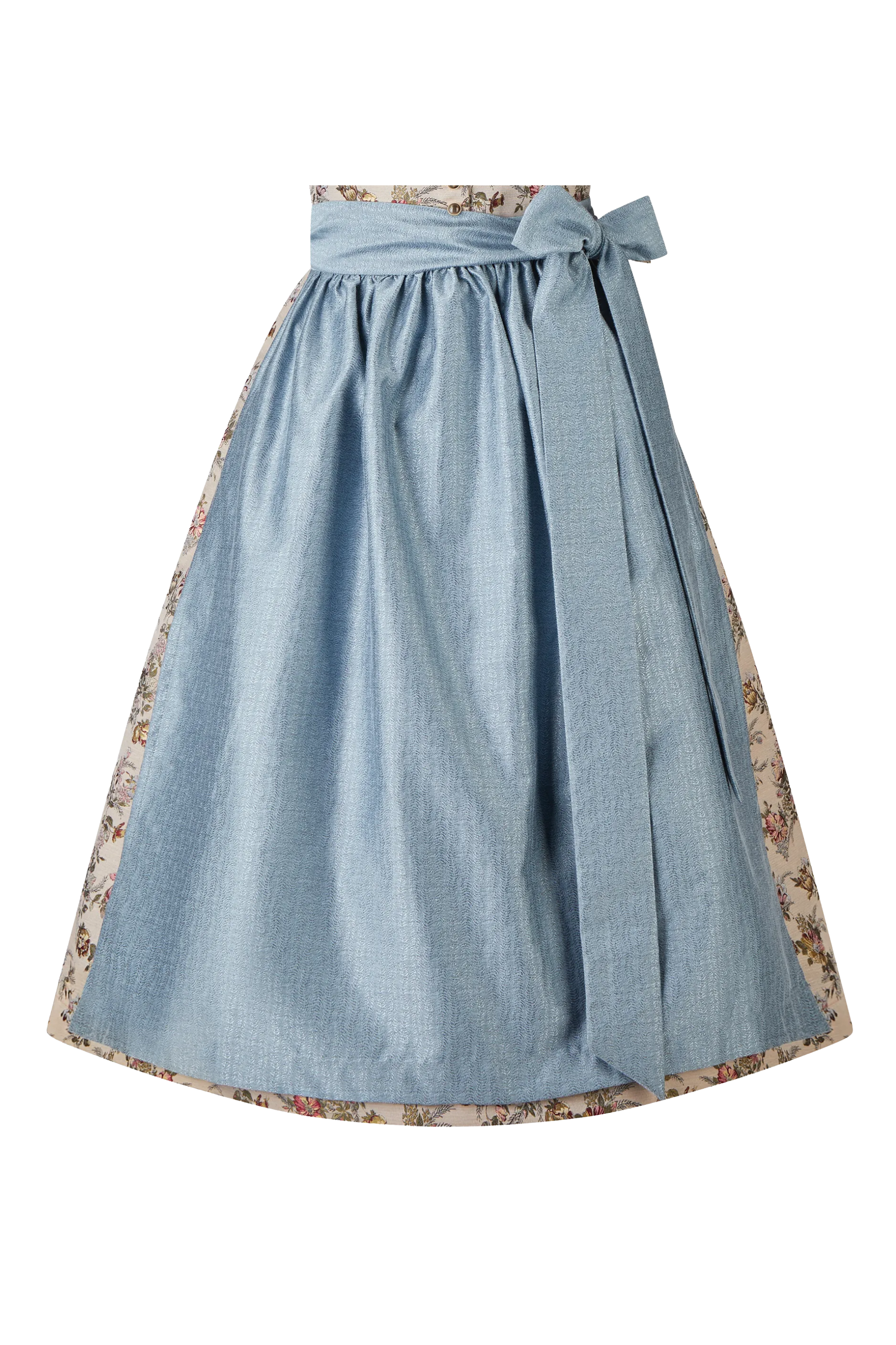 Schürze Flowerl R65 blau #1
