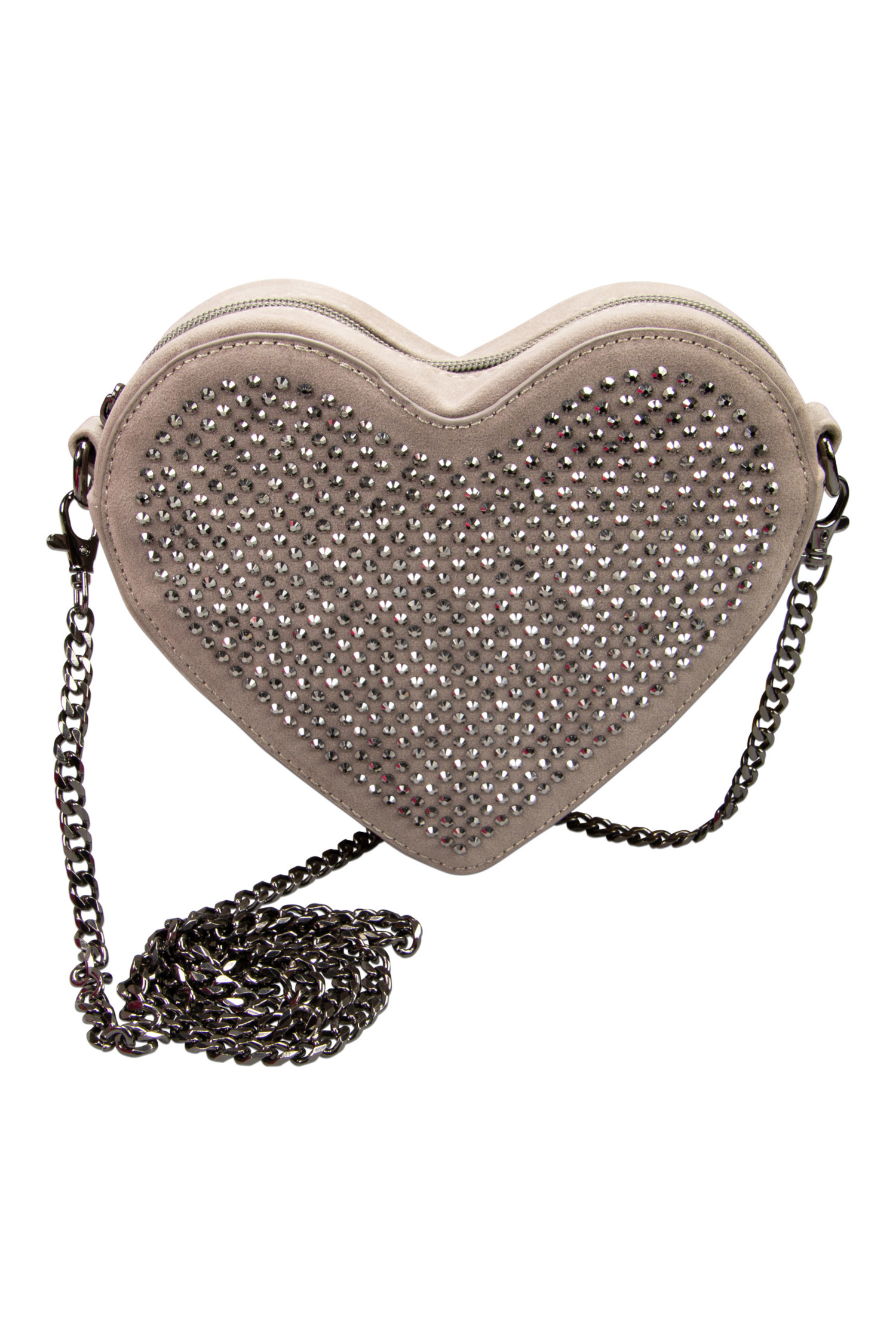 Tasche Samtherz mit Strass #2