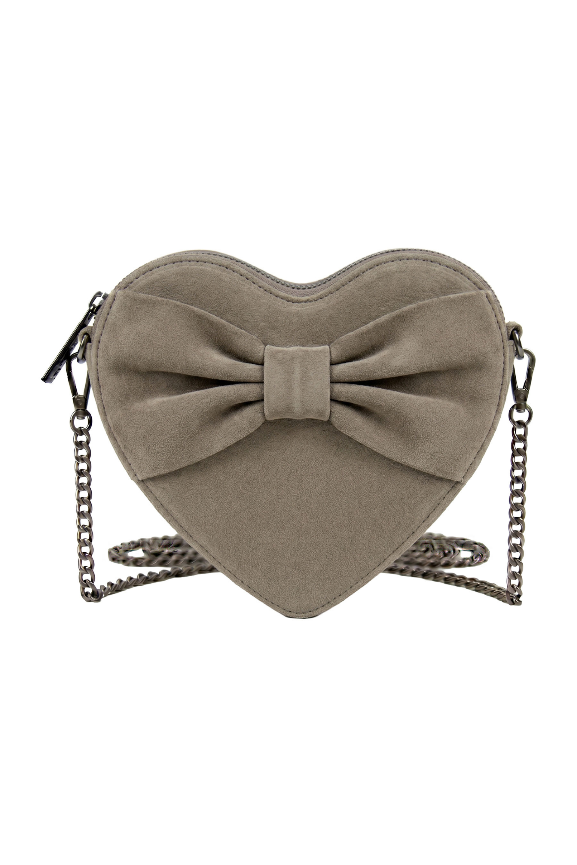Tasche Samtherz mit Schleife #1