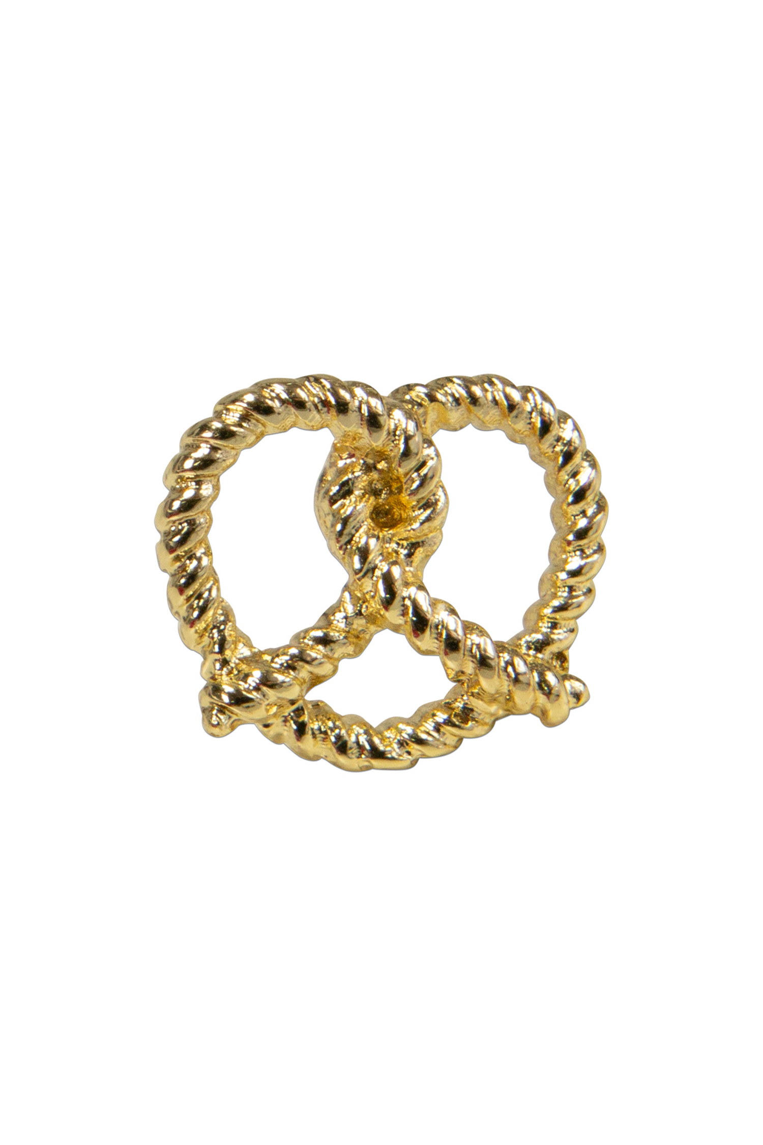 Pin Breze Gold geflochten #1