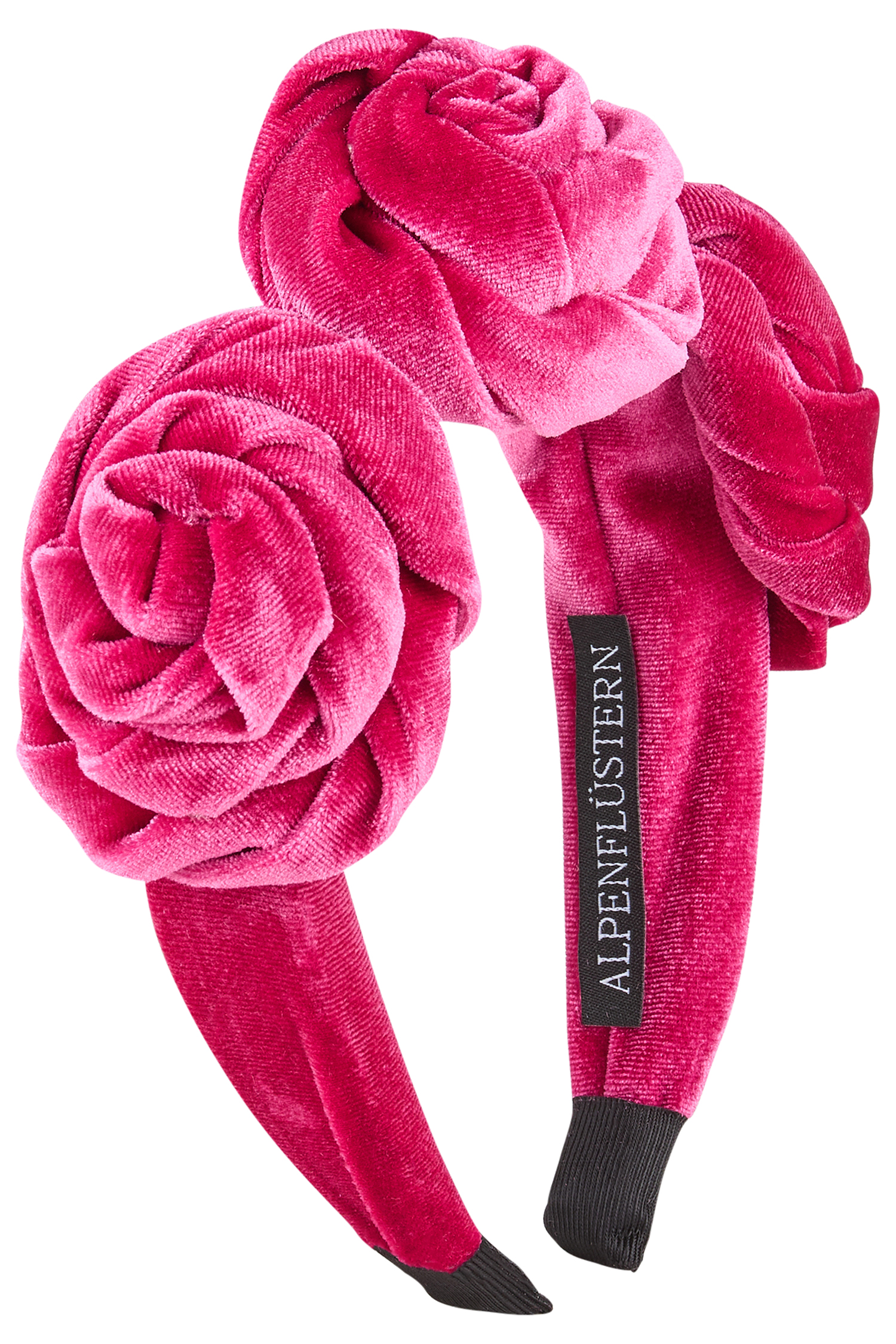 Samthaarreif mit Blüten #1