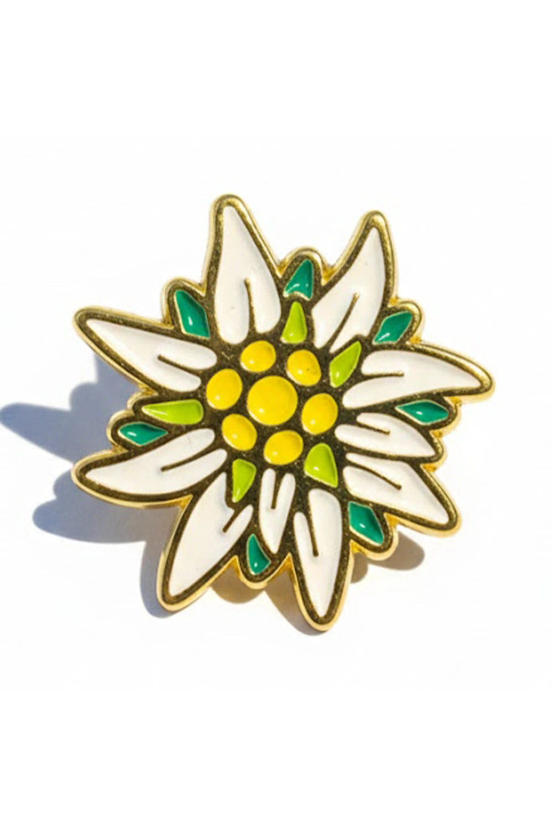 Pin Edelweiss bunt #1
