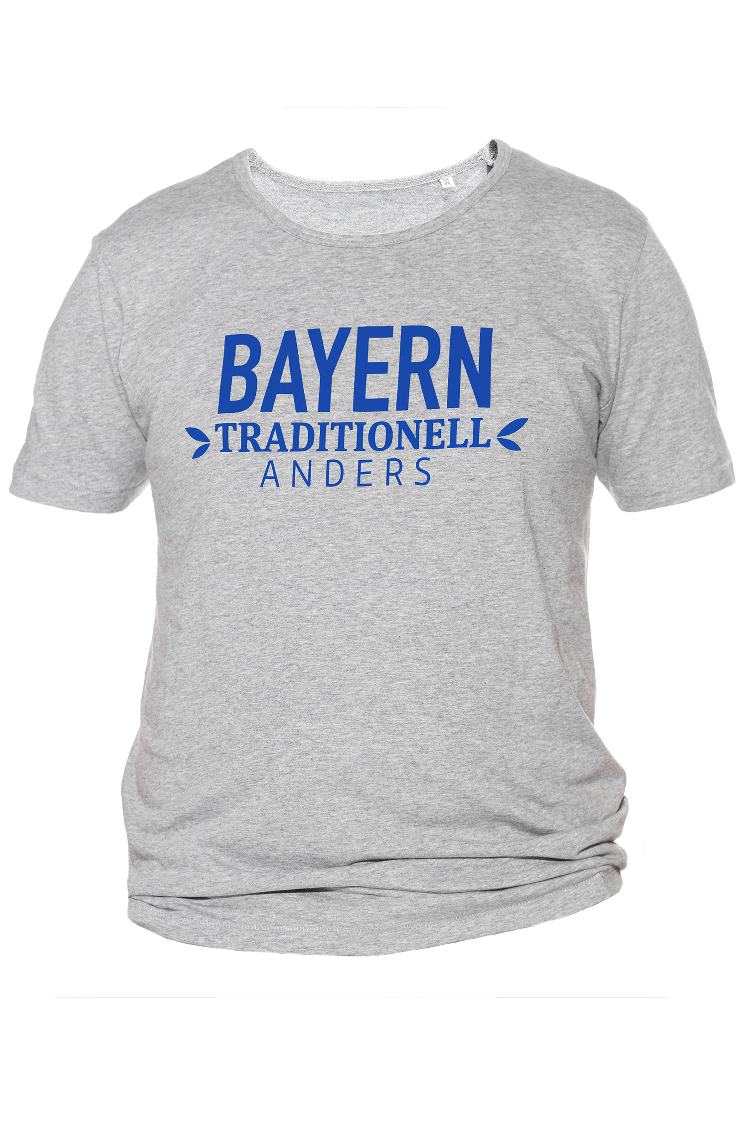 T-Shirt Bayern traditionell anders XXL | grau / blau
