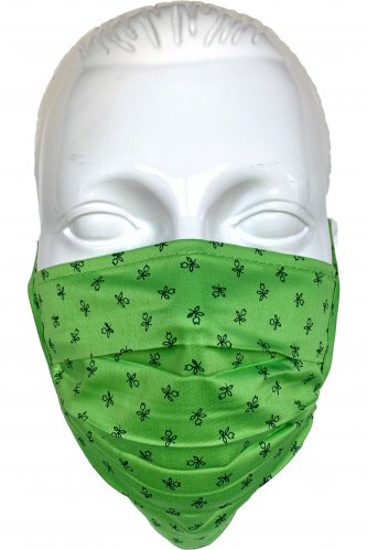 Trachten-Maske hellgrün * | hellgruen
